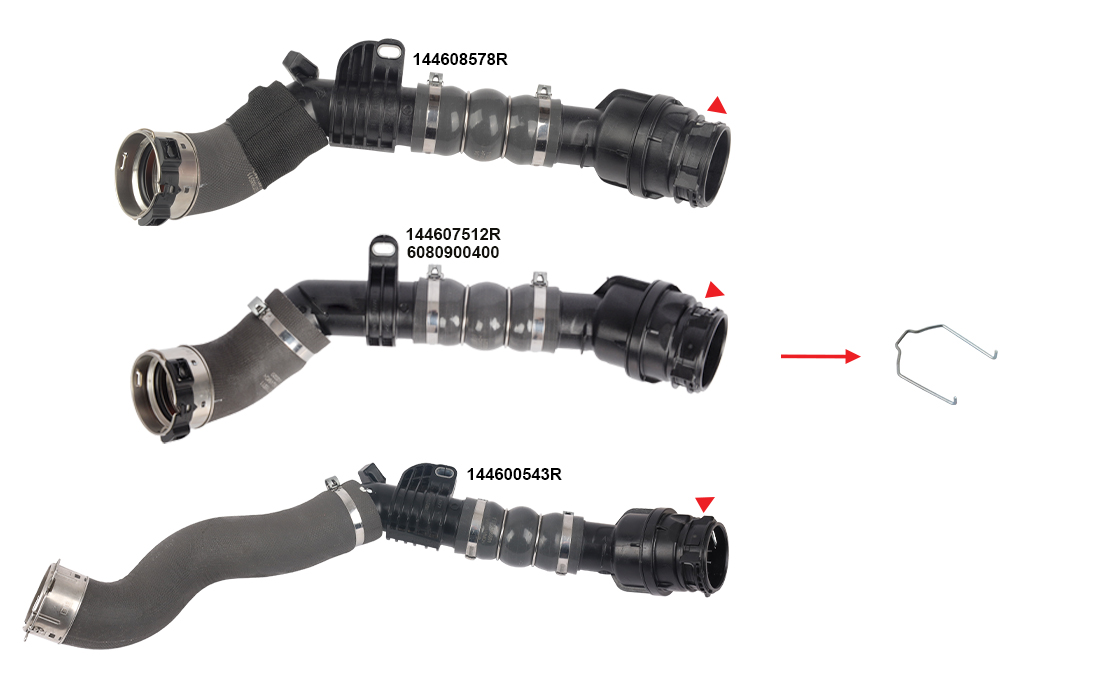 TURBO PIPE CLIPS - OEM 144607512R