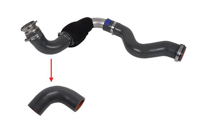 TURBO HOSE EXCLUDING METAL PIPE - OEM 8200648187