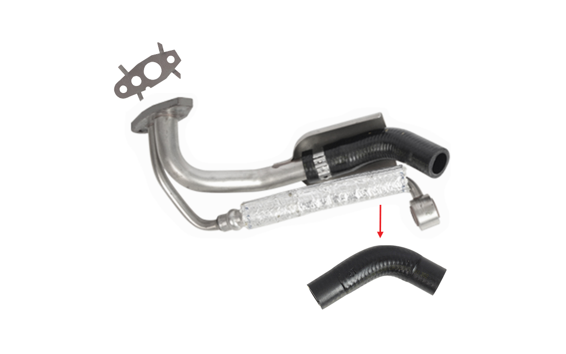 TURBO HOSE EXCLUDING METAL PIPE - OEM 8200796159