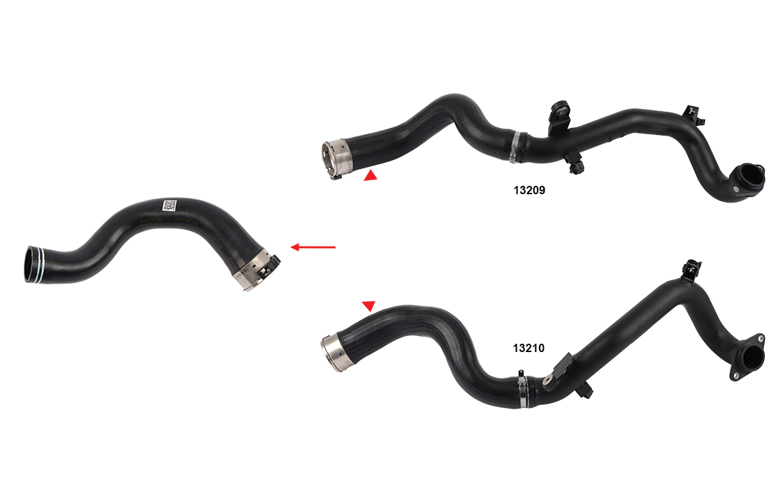 TURBO HOSE EXCLUDING PLASTIC PIPE - OEM 51983495