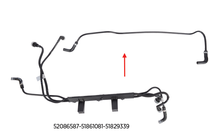 FUEL PIPE EXCLUDING BRACKET - OEM 52086587