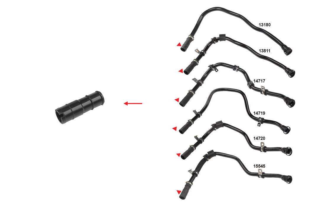 OIL VAPOR PIPE HOSE EXCLUDING PLASTIC PIPE - OEM 51797228