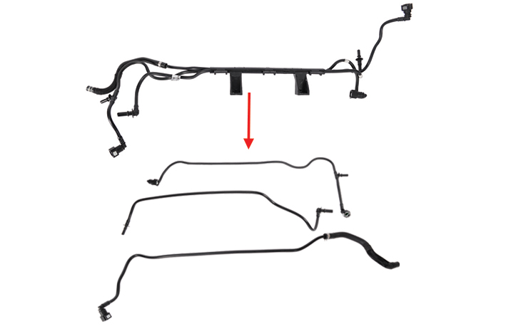 FUEL PIPE EXCLUDING BRACKET - OEM 51743941