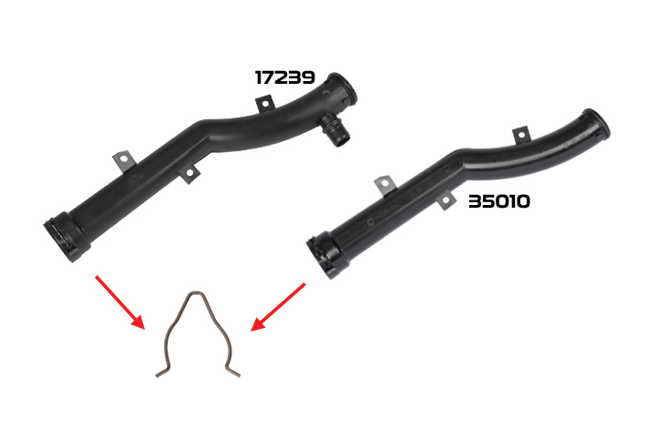 RECIRCULATION PIPE CLIPS - OEM 1319.N5