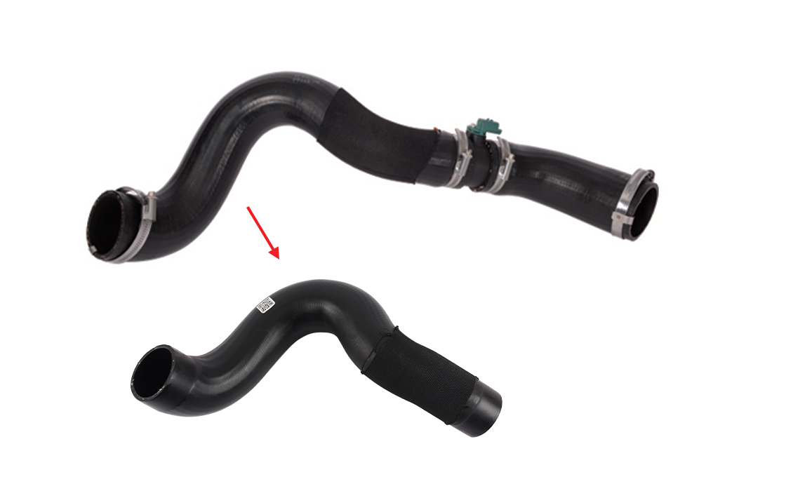 TURBO HOSE EXCLUDING PLASTIC PIPE - OEM CC116K863DE