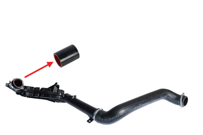 TURBO HOSE EXCLUDING PLASTIC PIPE - OEM 6G916K683AG