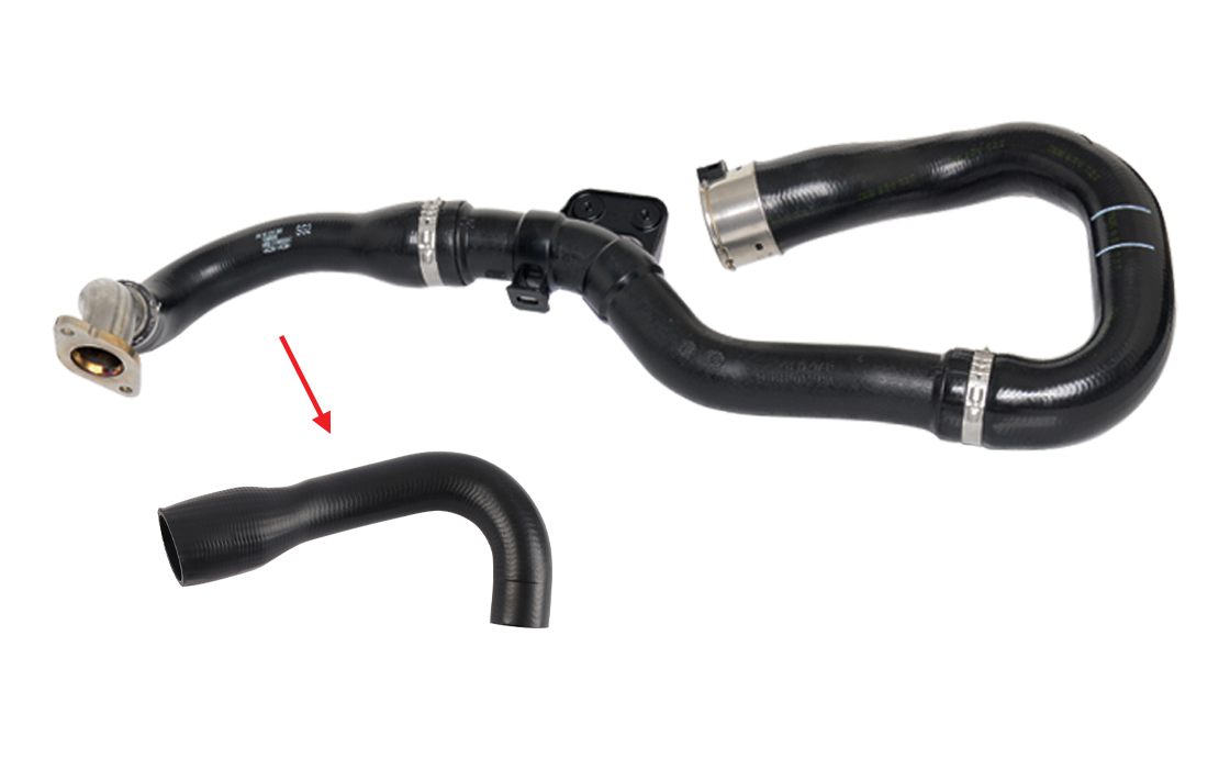 TURBO HOSE EXCLUDING METAL and PLASTIC PIPE - OEM 5860549