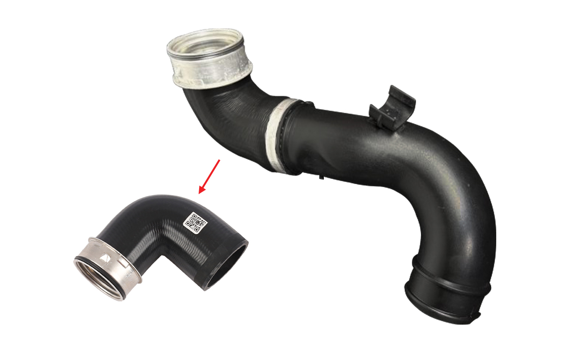 TURBO HOSE EXCLUDING PLASTIC PIPE - OEM 13717590304